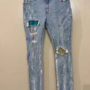Amiri Paint Splatter Jeans
